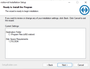 visitor id Ready to Install